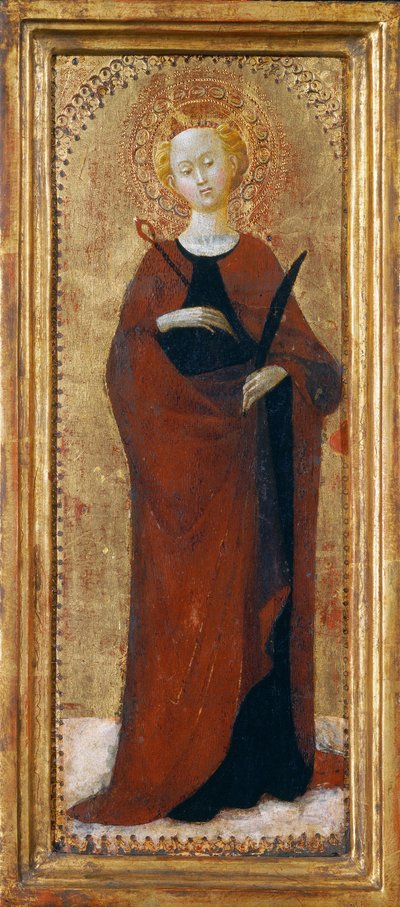 Św.Apollonia autorstwa Sassetta