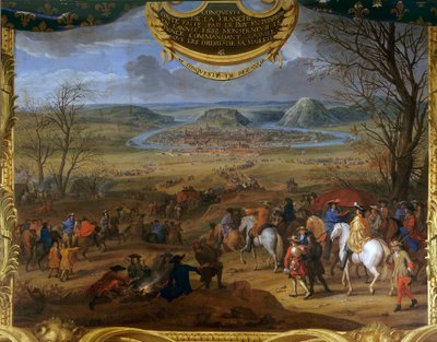 Czyny Ludwika II księcia Bourbon Conde (Bourbon-Conde) zwanego Wielkim Conde (1621-1686), podbój Franche-Comte (Franche Comte) autorstwa Sauveur Le Conte