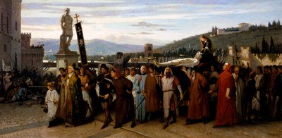 Pogrzeb Buondelmonte autorstwa Saverio Altamura