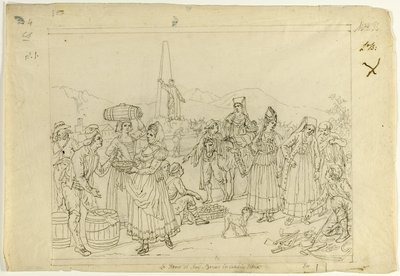 Scena rynkowa autorstwa Saverio della Gatta