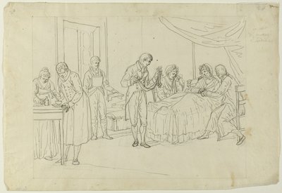Scena chorych autorstwa Saverio della Gatta