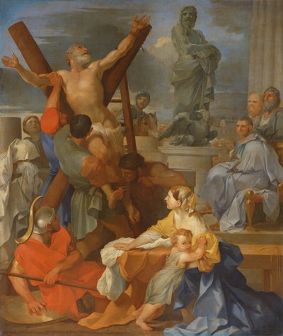 Męczeństwo św. Andrzeja autorstwa Sébastien Bourdon
