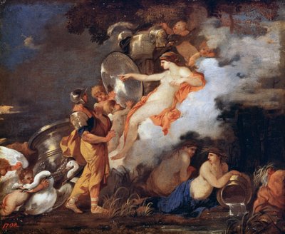 Wenus i Eneasz, XVII wiek. autorstwa Sébastien Bourdon