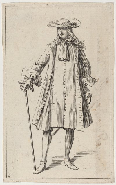 Człowiek z mieczem autorstwa Sébastien Le Clerc the elder