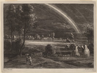 Pejzaż z dużą tęczą autorstwa Schelte Adams Bolswert after Sir Peter Paul Rubens