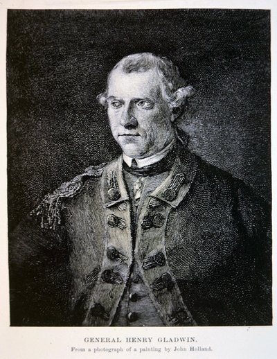 Generał Henry Gladwin, z fotografii obrazu Johna Hollanda (lito) autorstwa School American