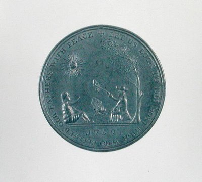 Indyjski medal pokoju (srebrny) autorstwa School American