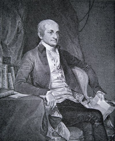 John Jay (1745-1829) (grawerowanie) autorstwa School American