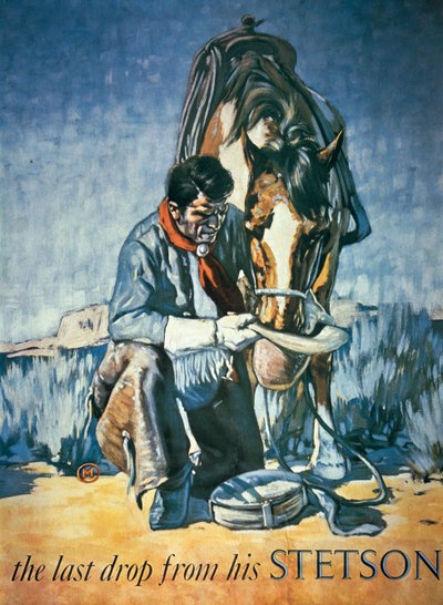 Ostatnia kropla z jego Stetson (kolor lito) autorstwa School American