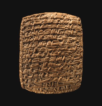 Tabliczka klinowa: list prywatny, ok. XX-XIX w. p.n.e. (glina) autorstwa School Assyrian