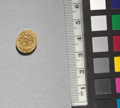 Solidus z Arkadios (rewers), 395-408 (złoto) (patrz CVL 499734 dla awersu) autorstwa School Byzantine