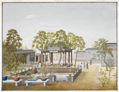 Dodaj lub 2127 Rysunek ogrodu chińskiego kupca autorstwa School Chinese
