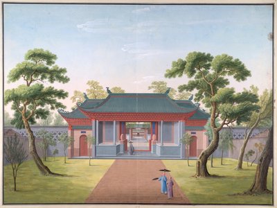 Świątynia Honam — brama wejściowa autorstwa School Chinese