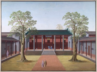 Świątynia Honam - Sala Tajemnicy Nirwany autorstwa School Chinese