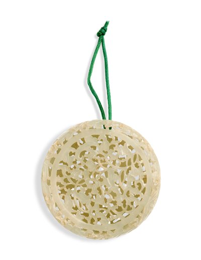 Perfumy okrągłe o dwóch sztukach (biały jadeit) autorstwa School Chinese