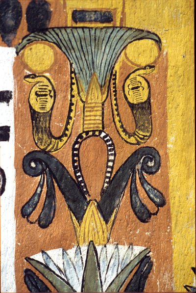 Starożytny Egipt, Malowidło ścienne Grób Sennedżema, Deir el Medina, Teby, Grób Szlachty autorstwa School Egyptian