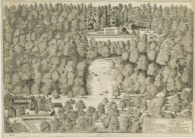 Boscobel House: grawerowanie, bd [1809] (druk) autorstwa School English