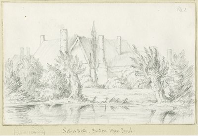 Burton-upon-Trent - Nether Hall: rysunek ołówkiem, nd [?XIX w.] (rysunek) autorstwa School English