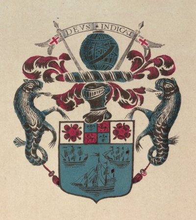 Herb Starej Kompanii Wschodnioindyjskiej (druk) autorstwa School English