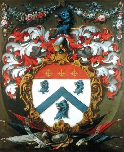 Herb Sir Christophera Wrena (1632-1723) autorstwa School English