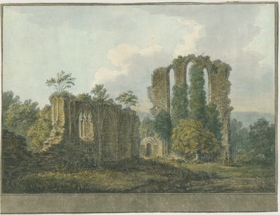 Opactwo Croxden: akwarela, nd [1805] (obraz) autorstwa School English