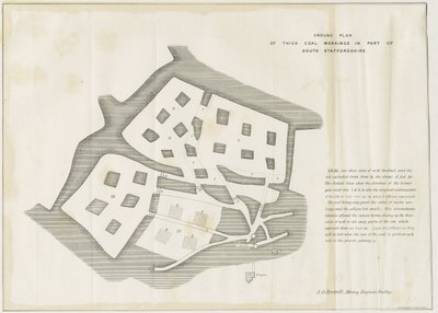 Dudley - Kopalnie: litografia i [?XIX w.] (druk) autorstwa School English