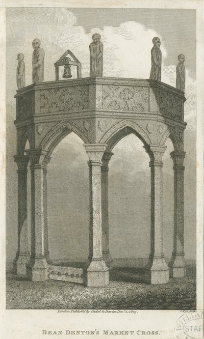 Lichfield - Rynek: grawerowanie, bd [c 1805] (druk) autorstwa School English