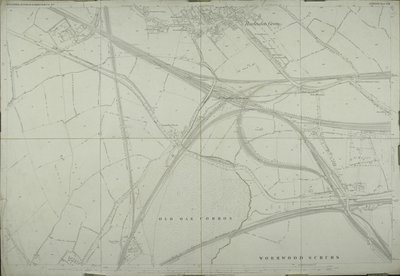 Mapa Willesden, Londyn (lito) autorstwa School English