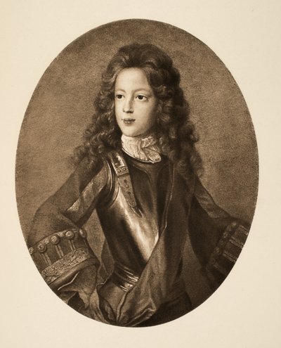 Książę Jakub Franciszek Edward Stuart, wyd. 1902 (kolotyp) autorstwa School English