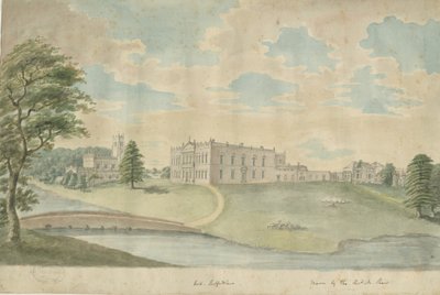 Lokalizacja nieznana - Hall: malarstwo akwarela, oraz [c 1762-1802] (malarstwo) autorstwa School English