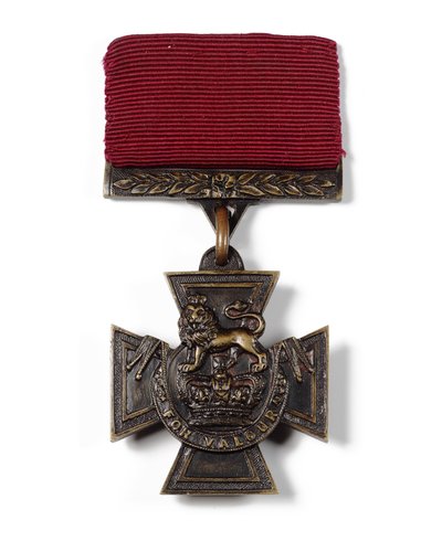 Victoria Cross (brąz z jedwabną wstążką) autorstwa School English