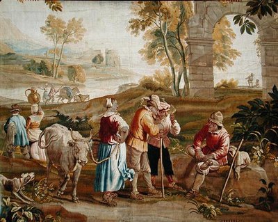 Scena wiejska autorstwa School Flemish