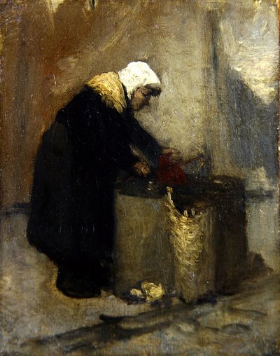 Szyfoniera (olej na płótnie) autorstwa School French