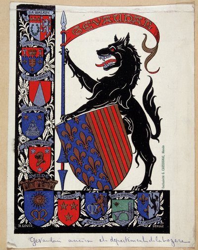 Płaszcz Gevaudan. (Beta) autorstwa School French