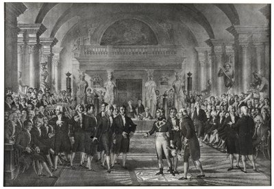 Generał Bonaparte wybrany 25 grudnia 1797 r. do sekcji sztuk mechanicznych sekcji nauk w miejsce Lazare