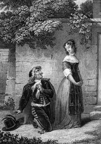 Szkoła Grawerowania Kobiet z „Dzieł” Jean-Baptiste Poquelin dit Moliere (Jean Baptiste Poquelin autorstwa School French