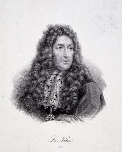 Portret Andre Le Notre (Lenotre autorstwa School French
