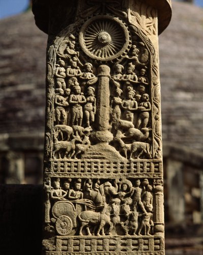 Szczegół torany (zdjęcie) autorstwa School Indian