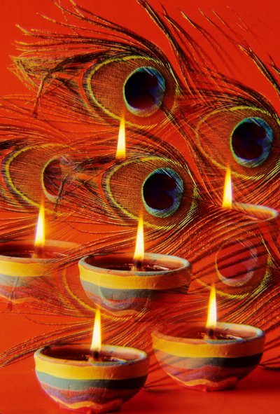 Ghee Ka Diya Panati, lampa olejowa autorstwa School Indian