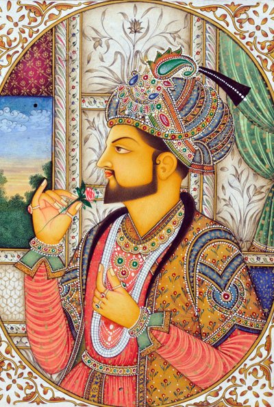 Malarstwo miniaturowe Mughul Cesarz Shah Jahan Indie Azja autorstwa School Indian