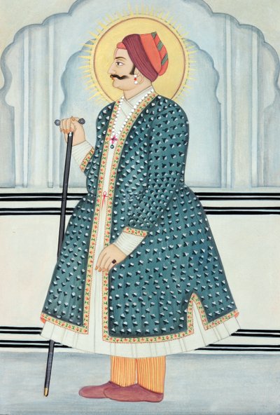 Malarstwo miniaturowe maharadży Sawai Jai Singh Two, Jaipur autorstwa School Indian