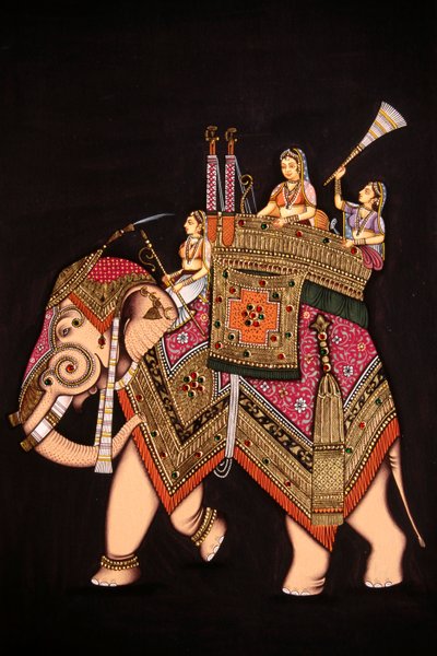 Miniaturowy obraz Mumtaz Mahal na papierze autorstwa School Indian