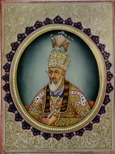Portret Bahadura Szacha II (1775-1862) autorstwa School Indian