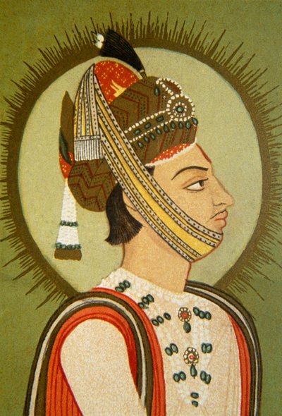 Portret maharadży Jaya Singha Iii, Jaipur, Radżastan, Indie autorstwa School Indian