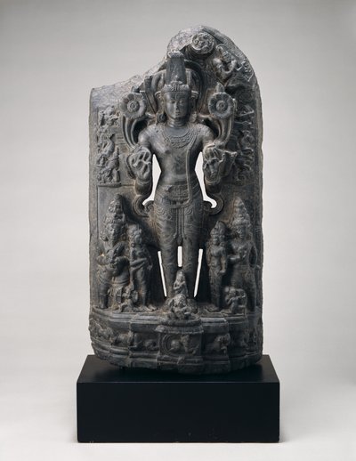 Surya, ok. XI wiek (czarny chloryt) autorstwa School Indian