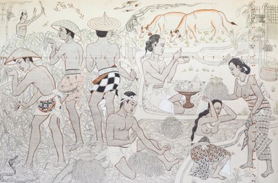Pintura mural (mural)polonês autorstwa School Indonesian