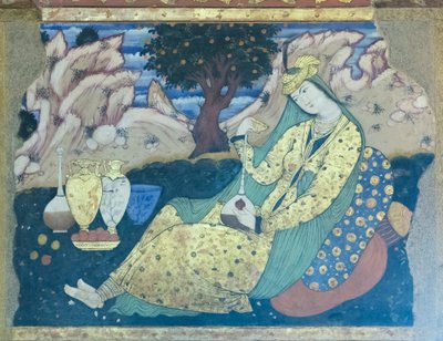 Świeże w Chehel Sotoun Palace, Isfahan, Iran autorstwa School Iranian