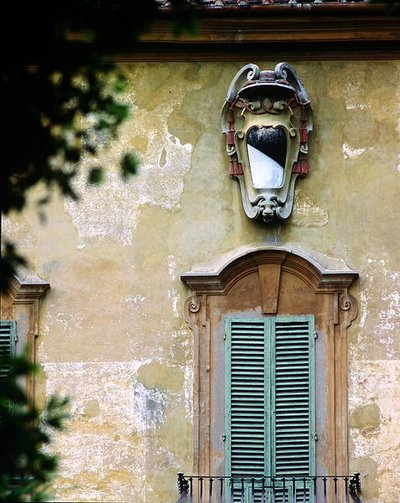 Fragment elewacji południowej Villa la Pietra (zdjęcie) autorstwa School Italian