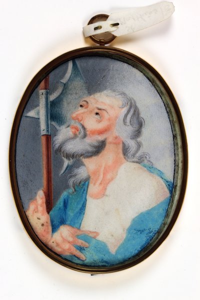 Św. Mateusz (akwarela na welinie) autorstwa School Italian