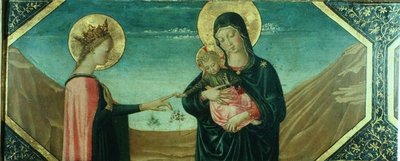 Mistyczne małżeństwo św. Katarzyny, szkoła florencka autorstwa School Italian